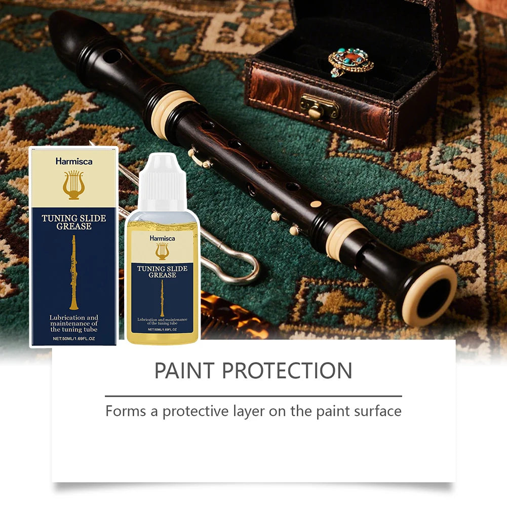 Lubricating Grease For Tuning Slide Tube,Brass Instrument Maintenance Care Grease,Prevents Corrosion And Metal Sticking Peaceful Pleasures Health and Wellness