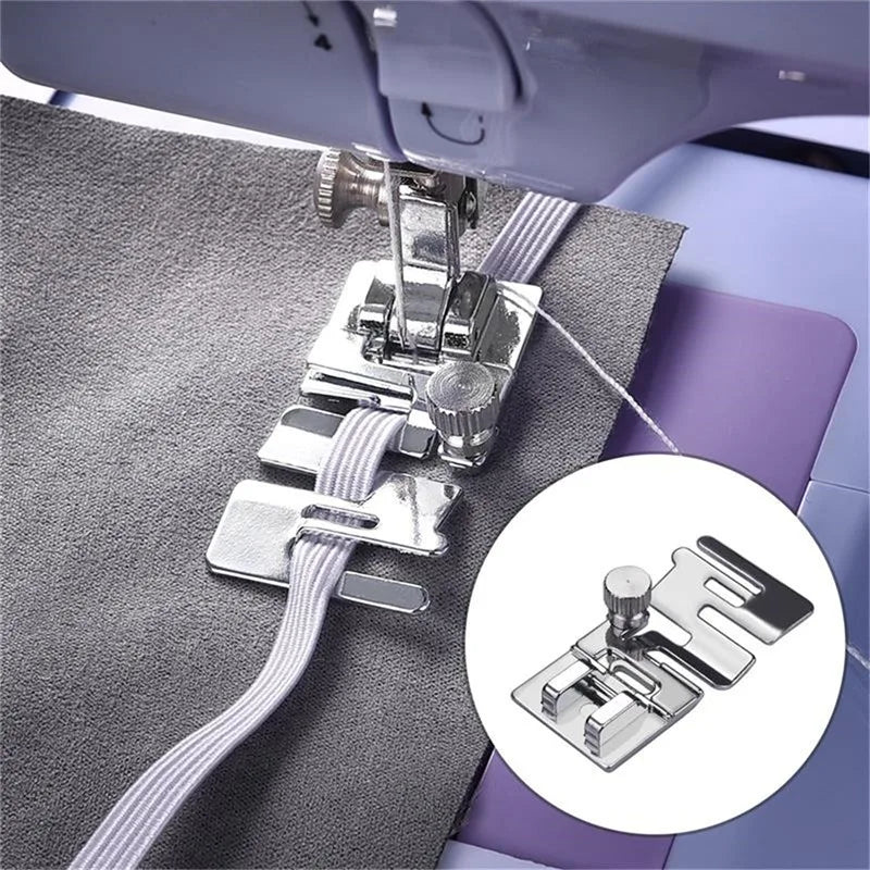 Sewing Machine Presser Foot Foot Set with Hemming Guide and Needle Threader for Household Electric Sewing Machines Peaceful Pleasures Health and Wellness