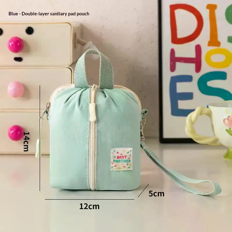 Portable Sanitary Napkin Storage Bag | Discreet Period Pouch