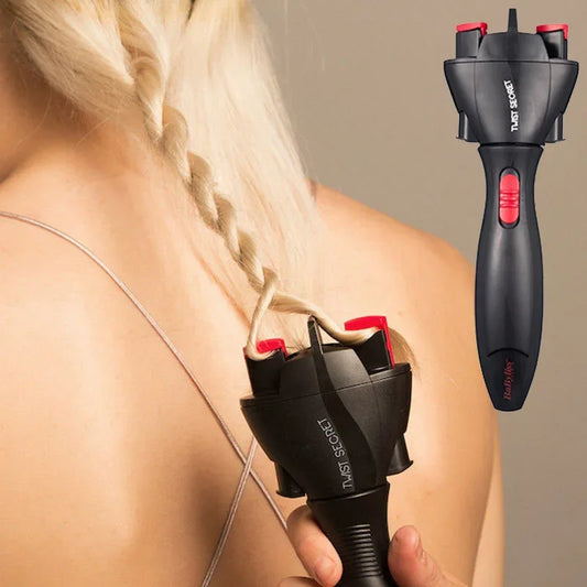 Electric Hair Styling Tool Automatic Knitted Device Hair Braider Styling Two Strands Twist Braid Maker Hair Braider DIY Electric Peaceful Pleasures Health and Wellness 1PCS