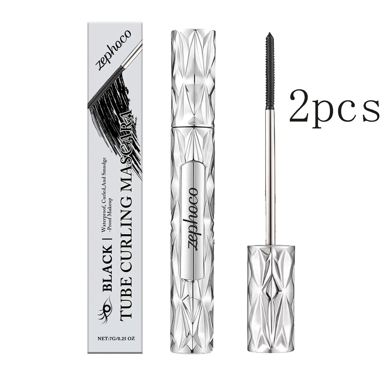 Brown Volumizing Curling Mascara – Smudge-Proof & Clump-Free