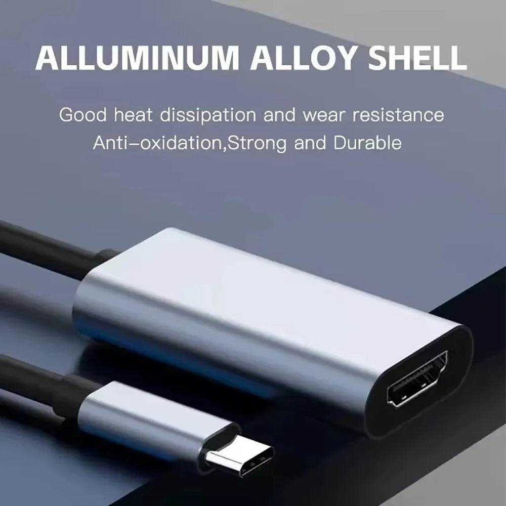 4K USB-C to HDMI Adapter for MacBook, iPad & Samsung Peaceful Pleasures Health and Wellness