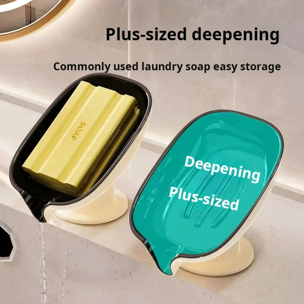 Drain-Free Suction Cup Soap Dish | Bathroom Soap Rack
