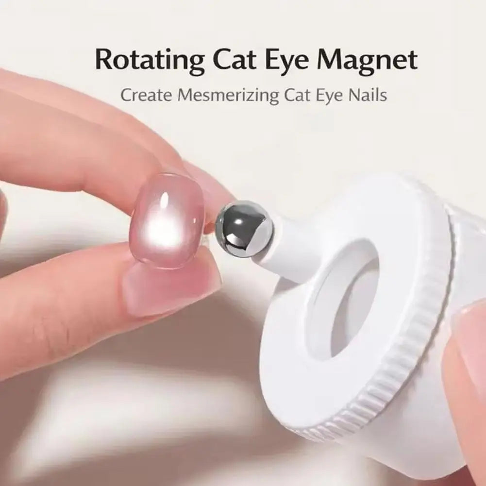 Rotating Cat Eye Nail Magnet Tool – DIY Gel Polish Nail Art Peaceful Pleasures Health and Wellness
