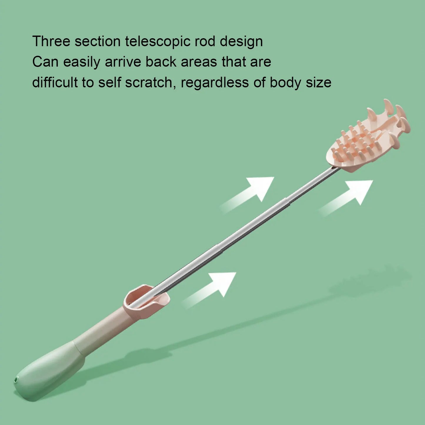 Electric Back Scratcher Extendable Effective Itch Relief Body Scratch