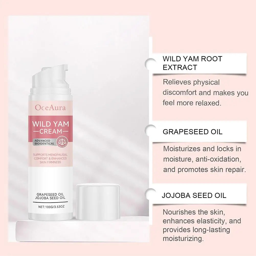 Wild Yam Cream for Women – Natural Estrogen Moisturizer