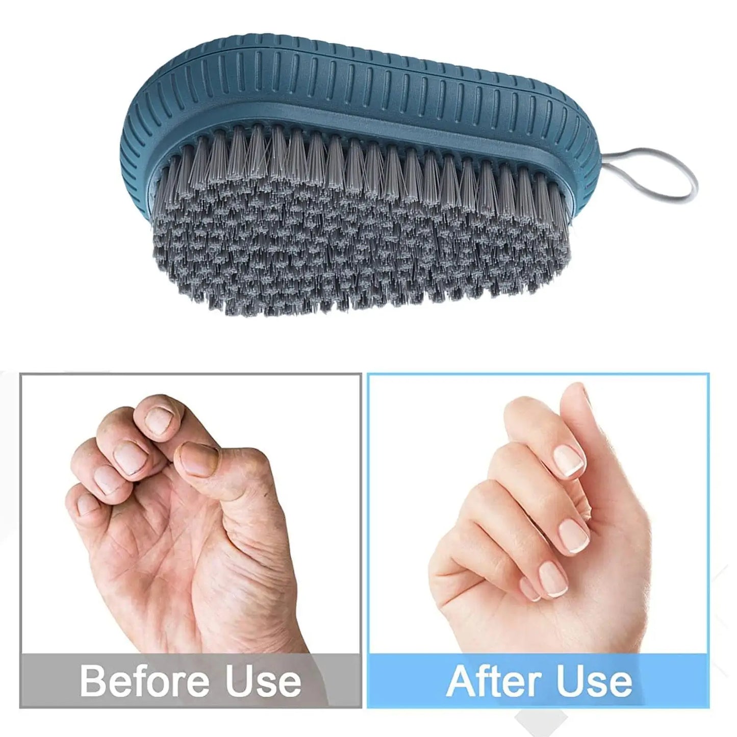 Heavy Duty Fingernail Scrub Brush – Nail Cleaning Brush for Hands, Fingers & Toes Peaceful Pleasures Health and Wellness