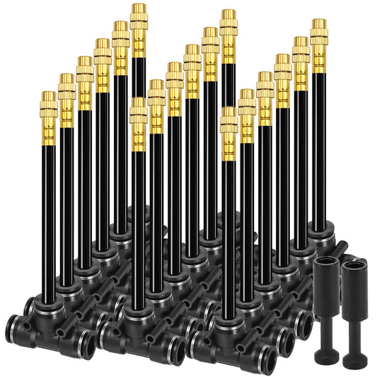 20/30/50cm 360° Bend Brass Misting Nozzles 6/8/10/12mm Quick Connect Garden Irrigation Auto Watering Adjustable Atomizer Sprayer Peaceful Pleasures Health and Wellness