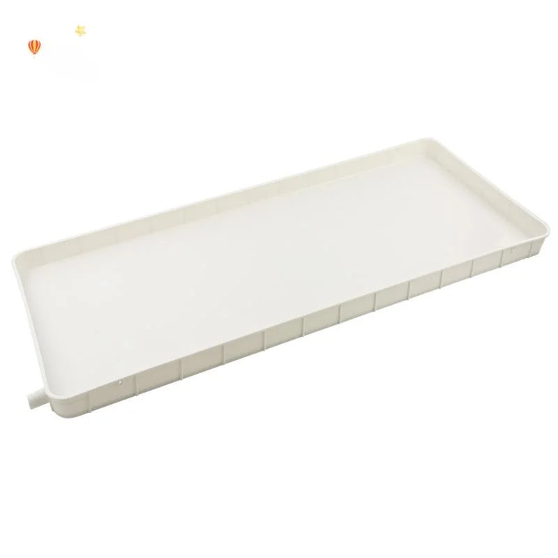 Rectangular Plastic Drainage Tray for Long Narrow Flower Pots