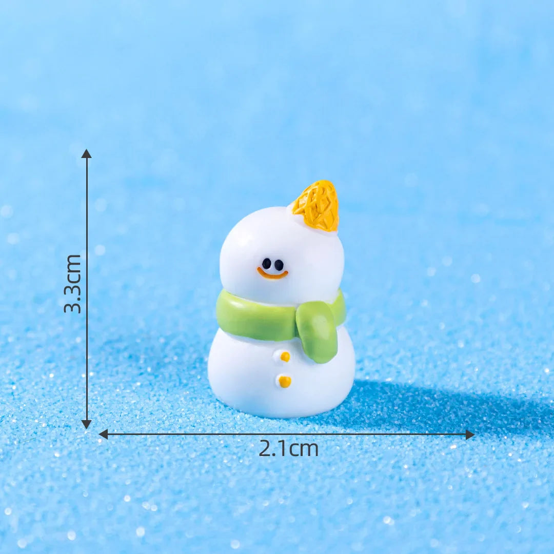Mini Christmas Resin Ornament – Santa, Snowman & Holiday Décor