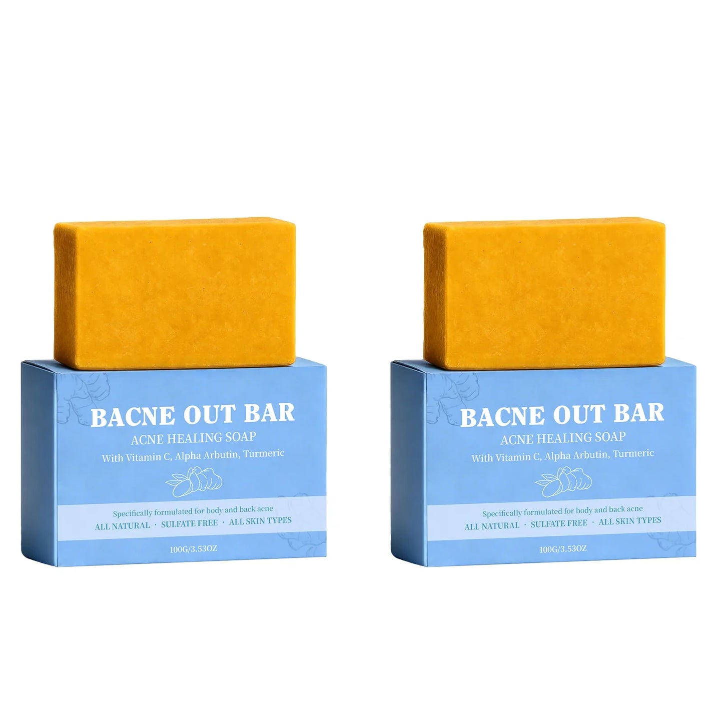 Natural Moisturizing Body Soap Bar – Brightening & Deep Clean 100g