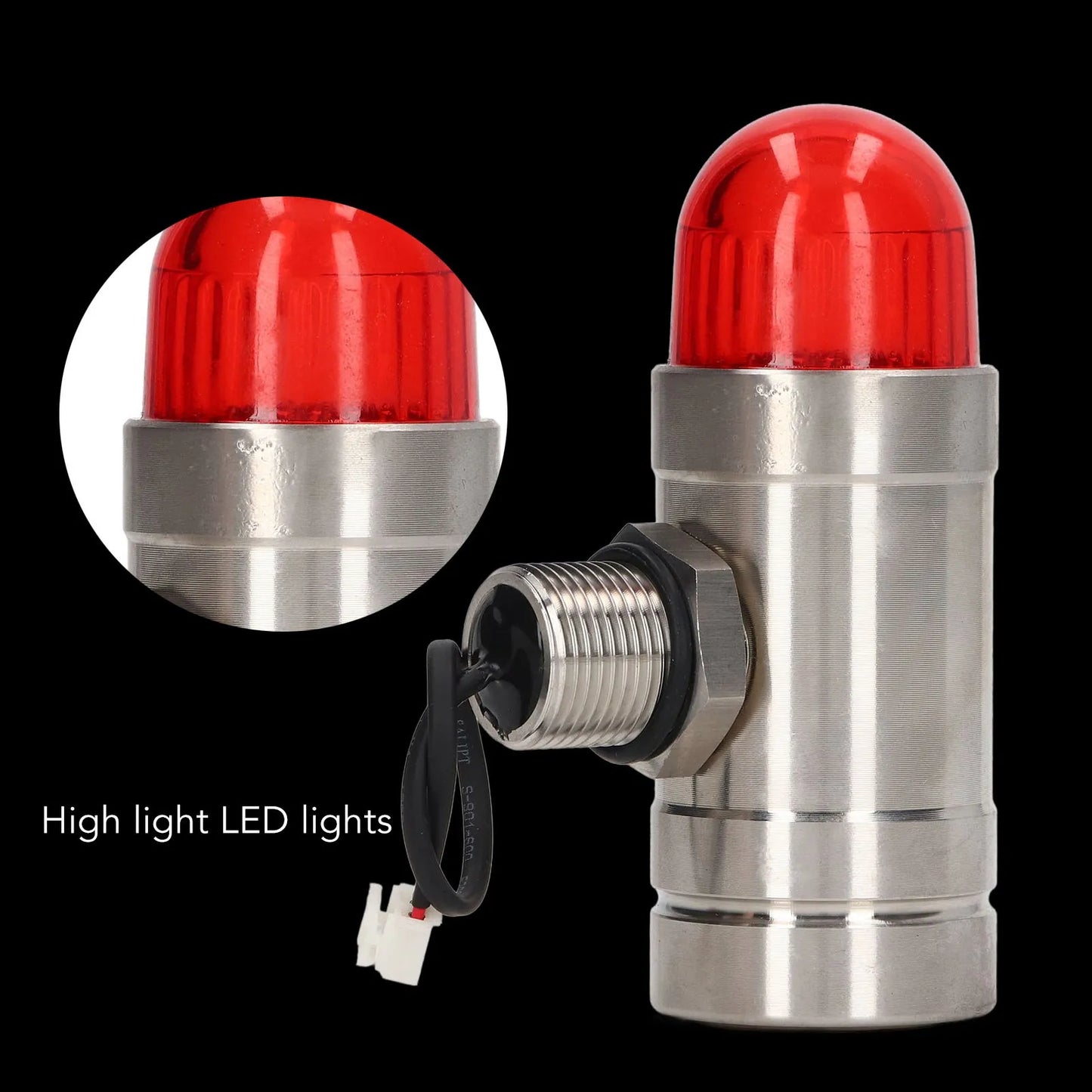 LED Stack Tower Light LED Stack Tower Light Stainless Steel High Brightness 100dB Industrial Warning Light for Gas Deteciton Peaceful Pleasures Health and Wellness