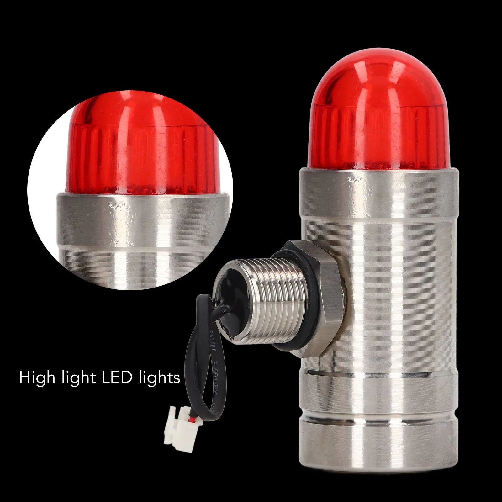LED Stack Tower Light LED Stack Tower Light Stainless Steel High Brightness 100dB Industrial Warning Light for Gas Deteciton Peaceful Pleasures Health and Wellness