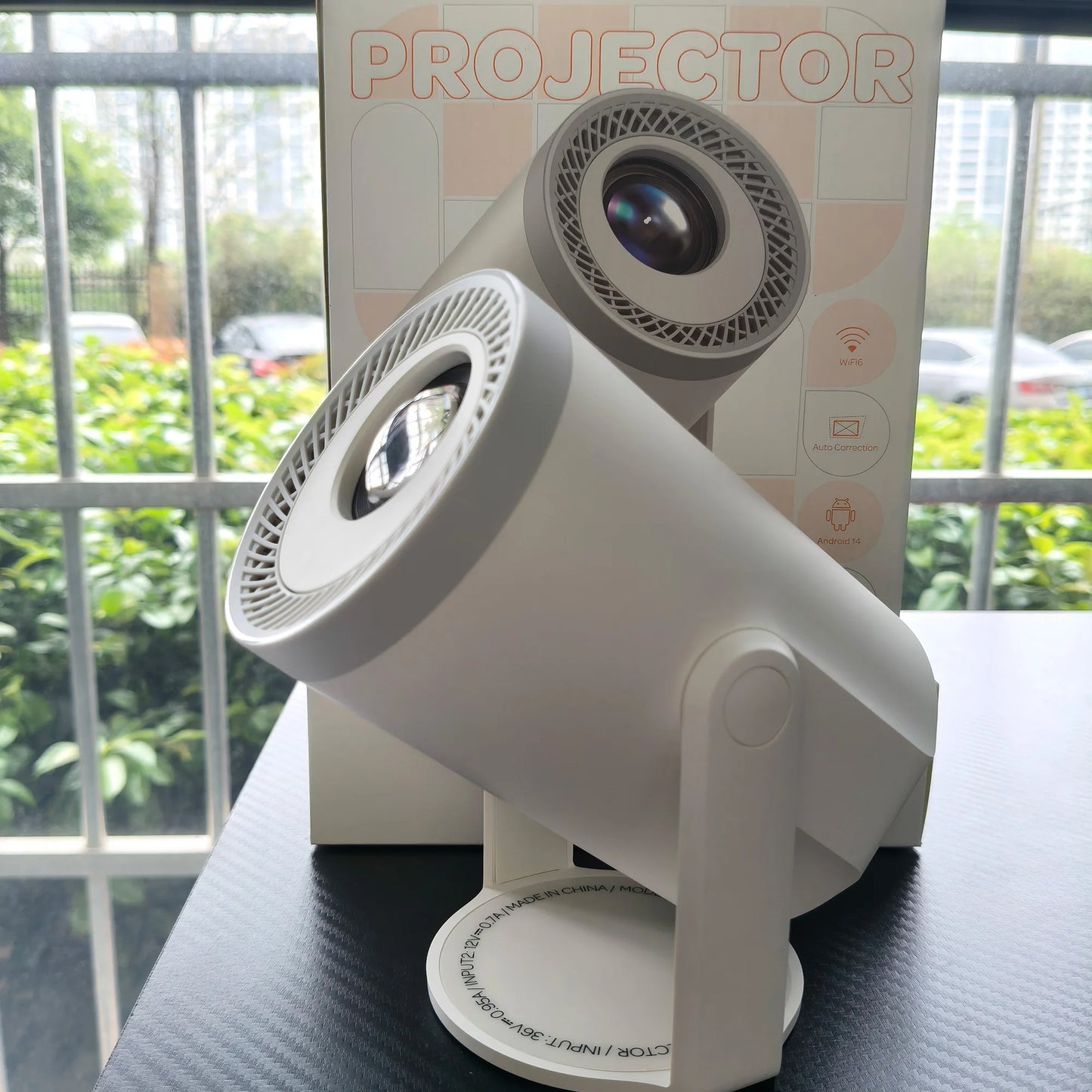 Android Smart Projector: Portable 4K-compatible 200-lumen 720p mini HD projector Peaceful Pleasures Health and Wellness