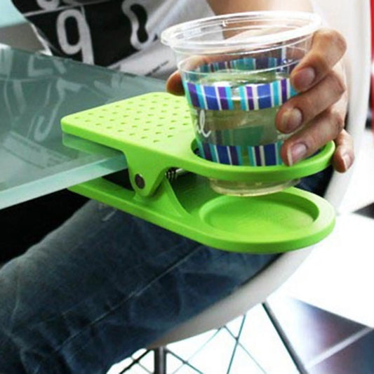 Drinking Cup Holder Creative Portable Drinking Cup Holder Clip Clamp For Desk Table Office Cup Coffee Drink Holder Mug Holder Peaceful Pleasures Health and Wellness