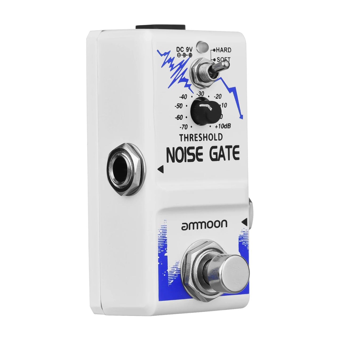 ammoon Noise Gate Guitar Pedal | True Bypass Zinc Alloy Shell