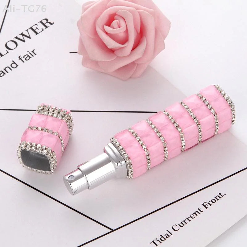 Rhinestone Refillable Perfume Atomizer 12ml Travel Spray Bottle