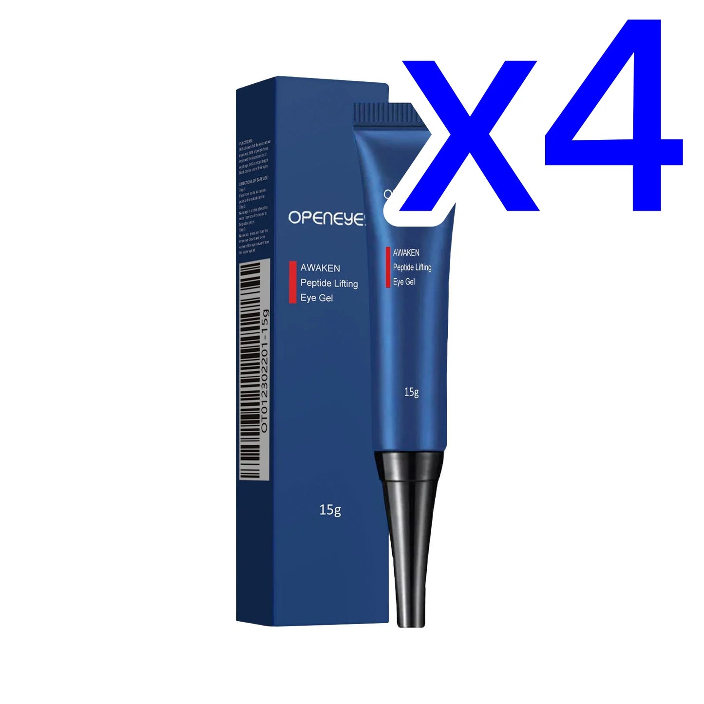 Retinol Eye Cream Fade Eye Bags Smooth Wrinkles Reduce Dark Circles Lift Firm Skin Hydrate Nourish Men Daily Use Eye Firm Cream Peaceful Pleasures Health and Wellness 15g Boxed X 4PCS