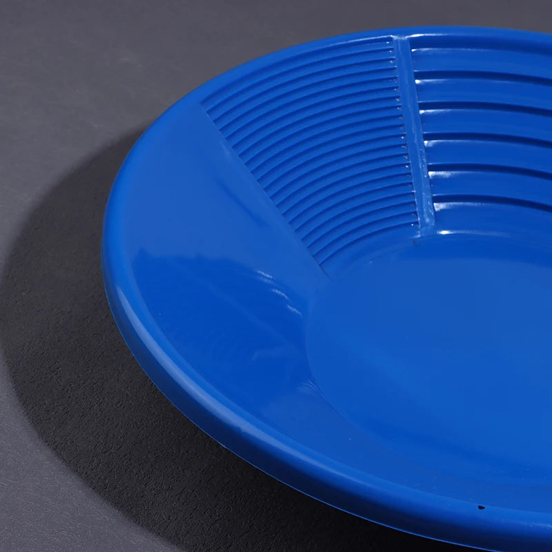 Dia 35/38cm Plastic Gold Pan Ergonomic Gold Panning Tool For Gold Mining Metal Detect Wash Gold Panning Equipment Peaceful Pleasures Health and Wellness