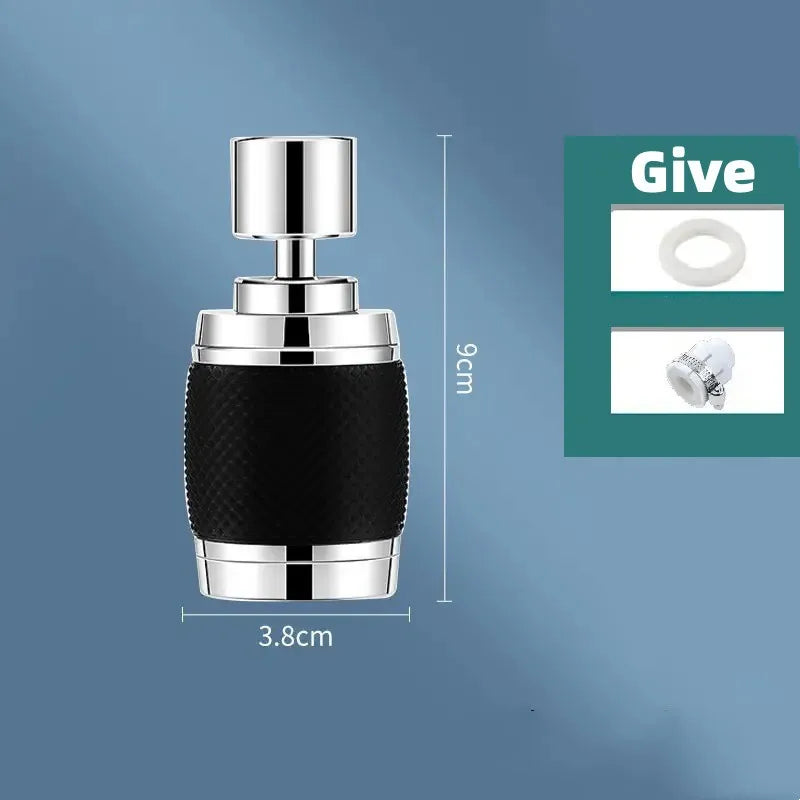 360° Rotating Kitchen Faucet Adapter | 3-Mode Water-Saving Nozzle