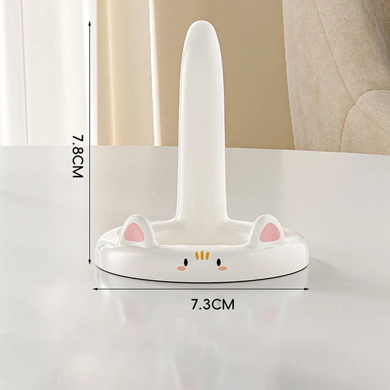 Cartoon Cat Phone Holder – Cute Desktop Stand & Desk Decor