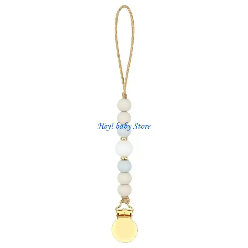 Baby Pacifier Clip Chain | Silicone Dummy Holder & Soother Strap