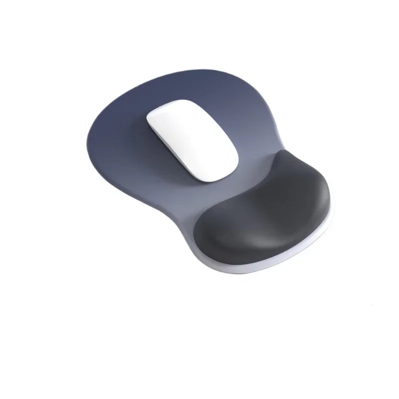 Gradient Mouse Pad with Ergonomic Silicone Wrist Rest Support