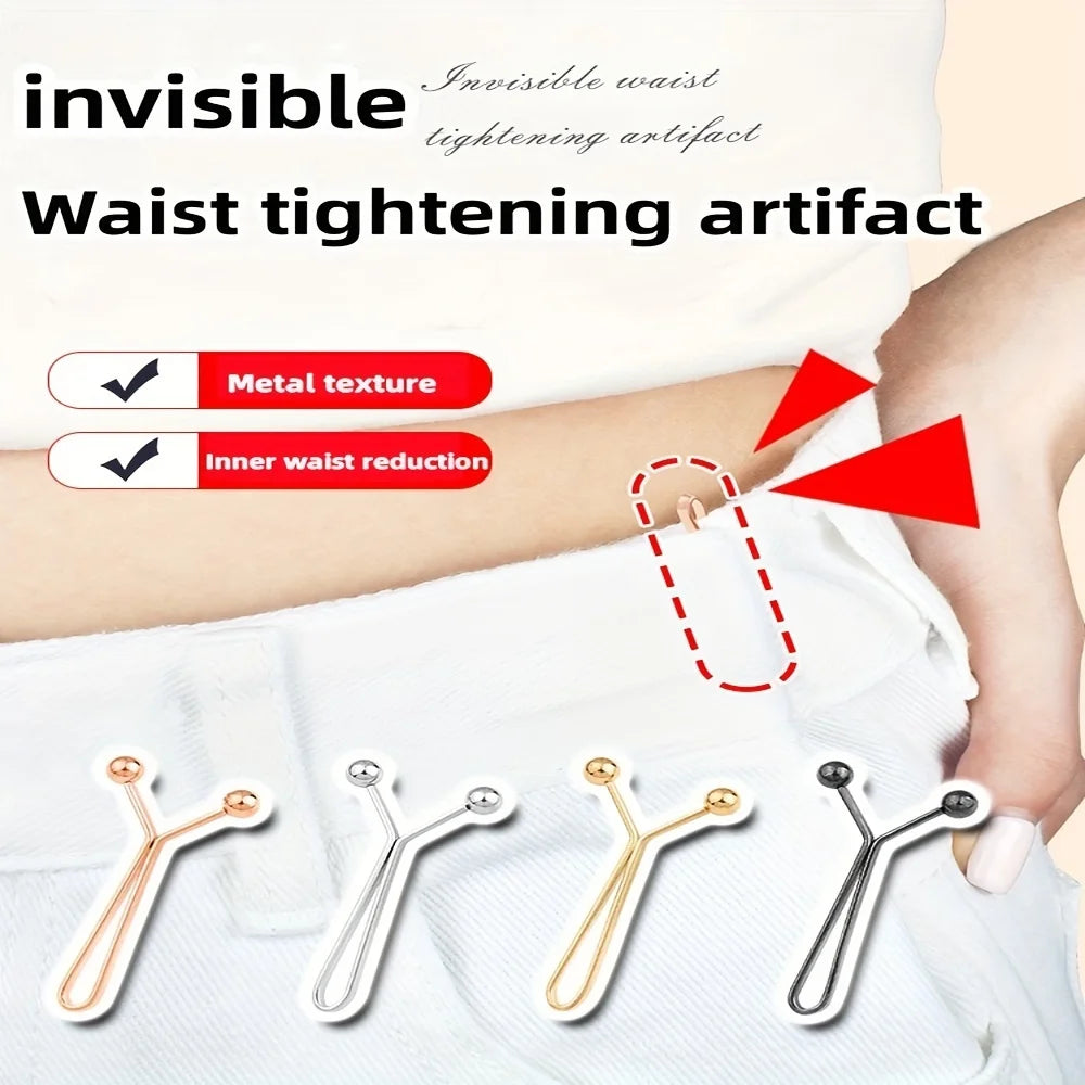 Pants Invisible Waist Metal Fixing Clip Jeans Circumference Large