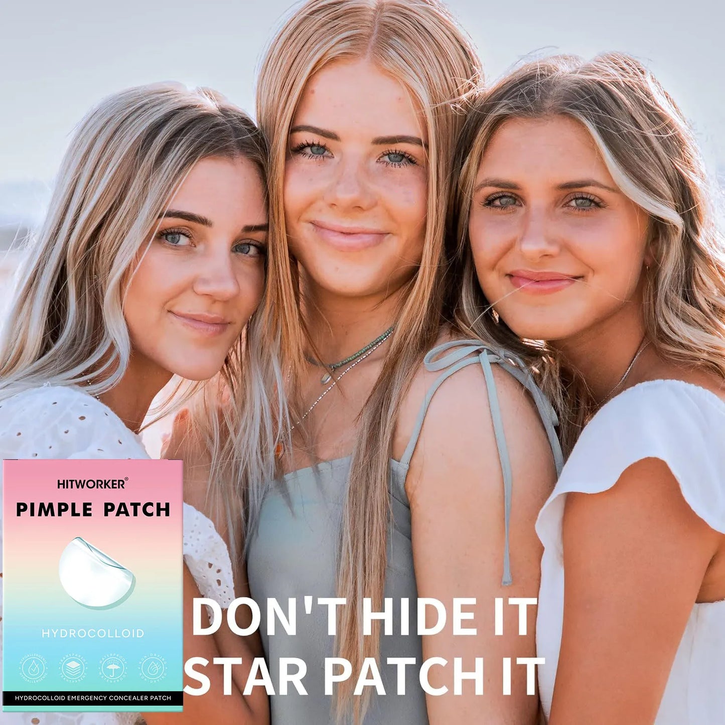 Hydrocolloid Acne Patches – Invisible, Waterproof, All Skin Types