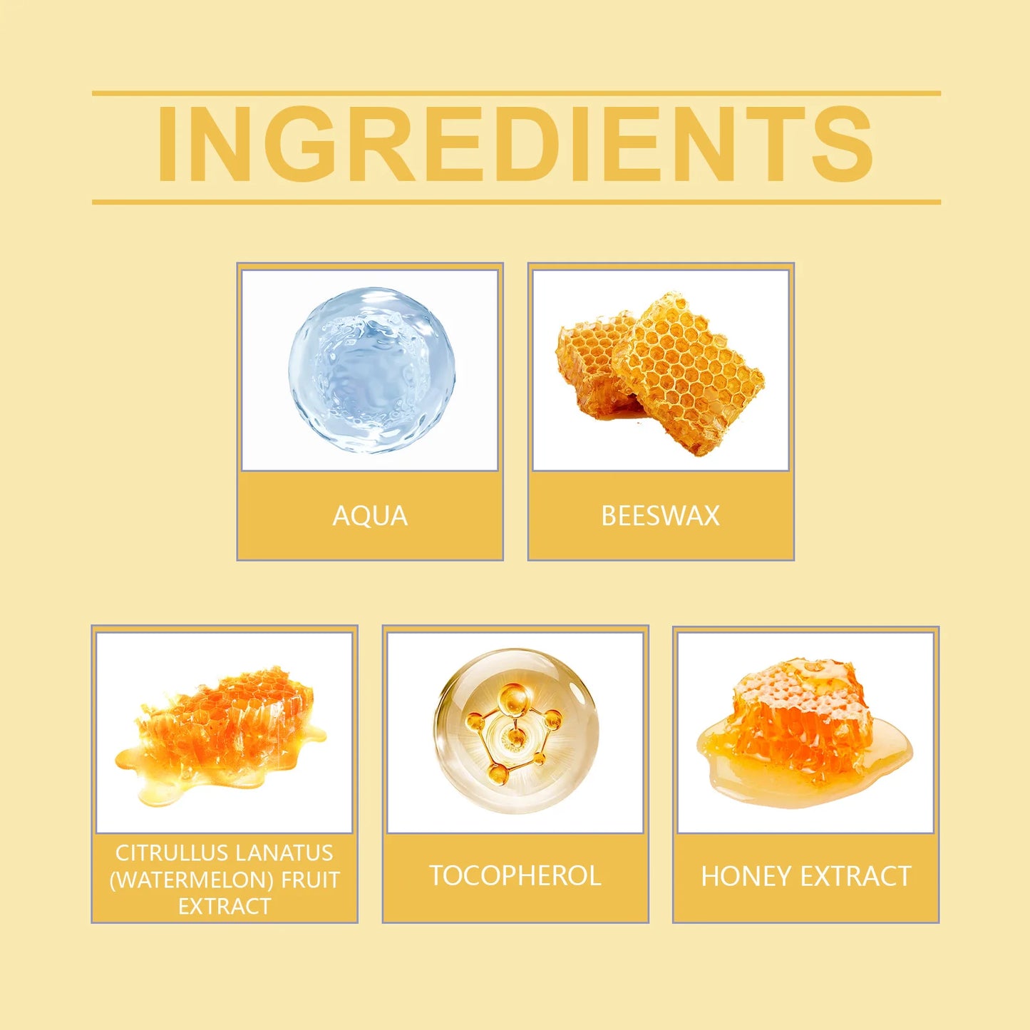 Propolis lip mask fades lip lines anti-crack protection lip balm moisturizes hydrating and lip care lip mask Peaceful Pleasures Health and Wellness