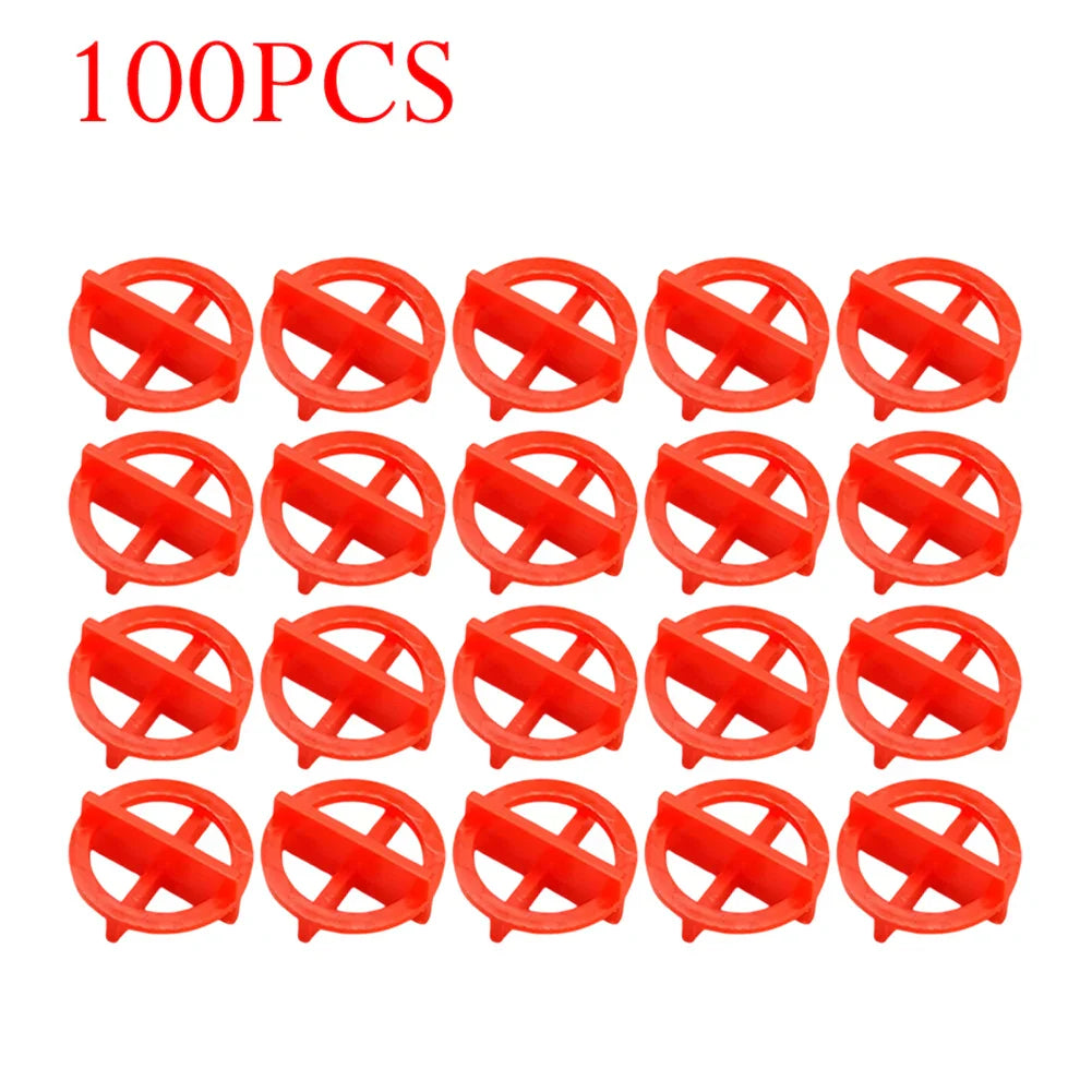 100-Piece Tile Leveling System – Spacer Clips & Wedges 1–3mm