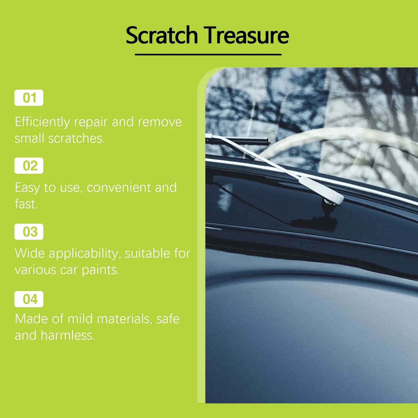 Homonth Car Scratch Remover Repair Polish Coating Cream 120ml