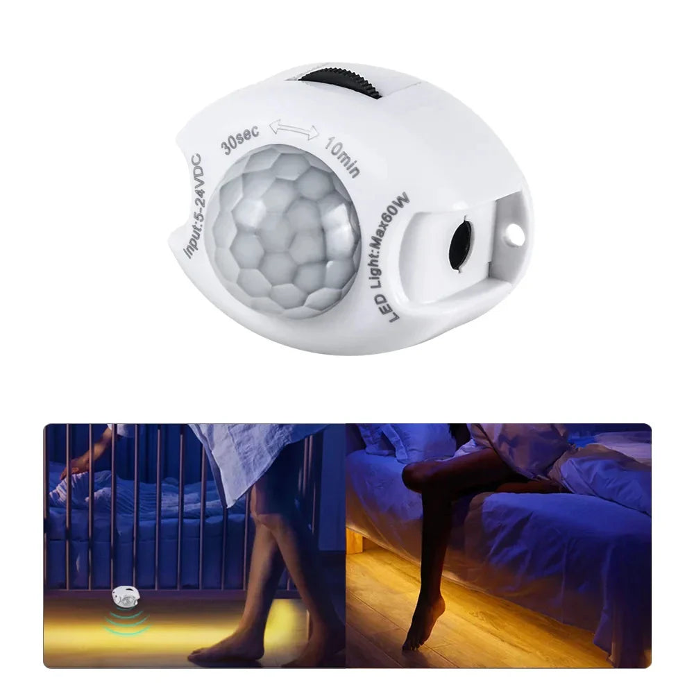 PIR Motion Sensor Switch 5V–12V Infrared Controller for LED Strip