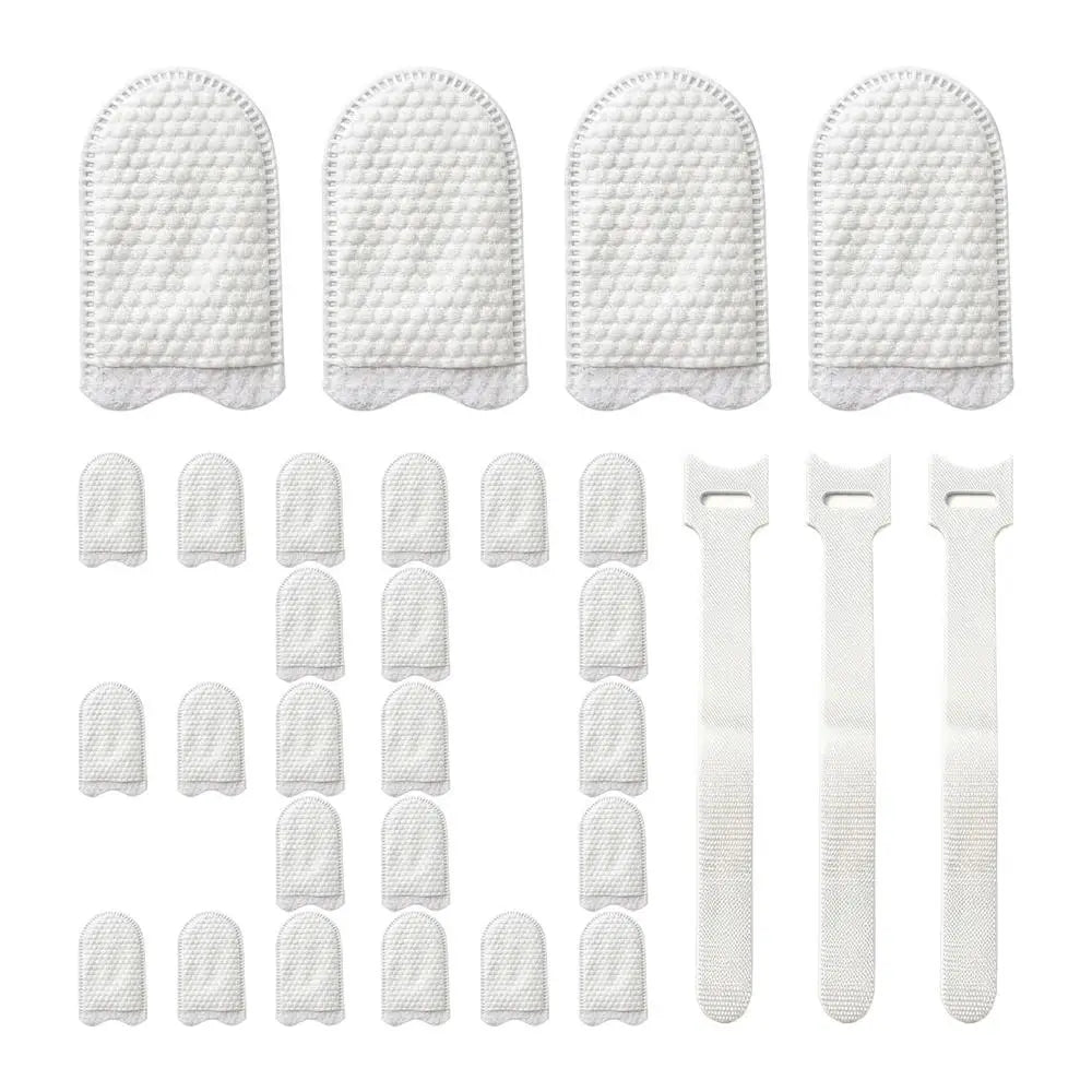 Reusable Faucet Filter Cotton Bag Fine Fiber Purification Sock Sediment Barrier For Limescale, Kitchen Bath Shower Coffee Drink Peaceful Pleasures Health and Wellness 30PCS
