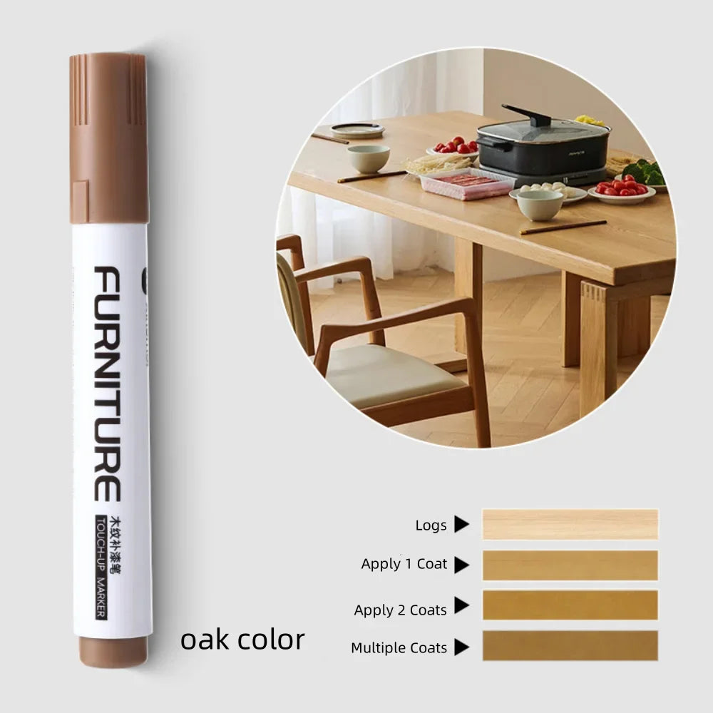 Wood Composite Grain Paint Furniture Touch-up Markers Pens Wood Floor,Furniture Markers Touch Up,touch up markers Peaceful Pleasures Health and Wellness oak color
