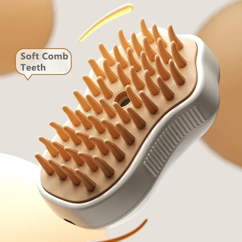 3-in-1 Pet Grooming Comb with Spray for Cats & Dogs