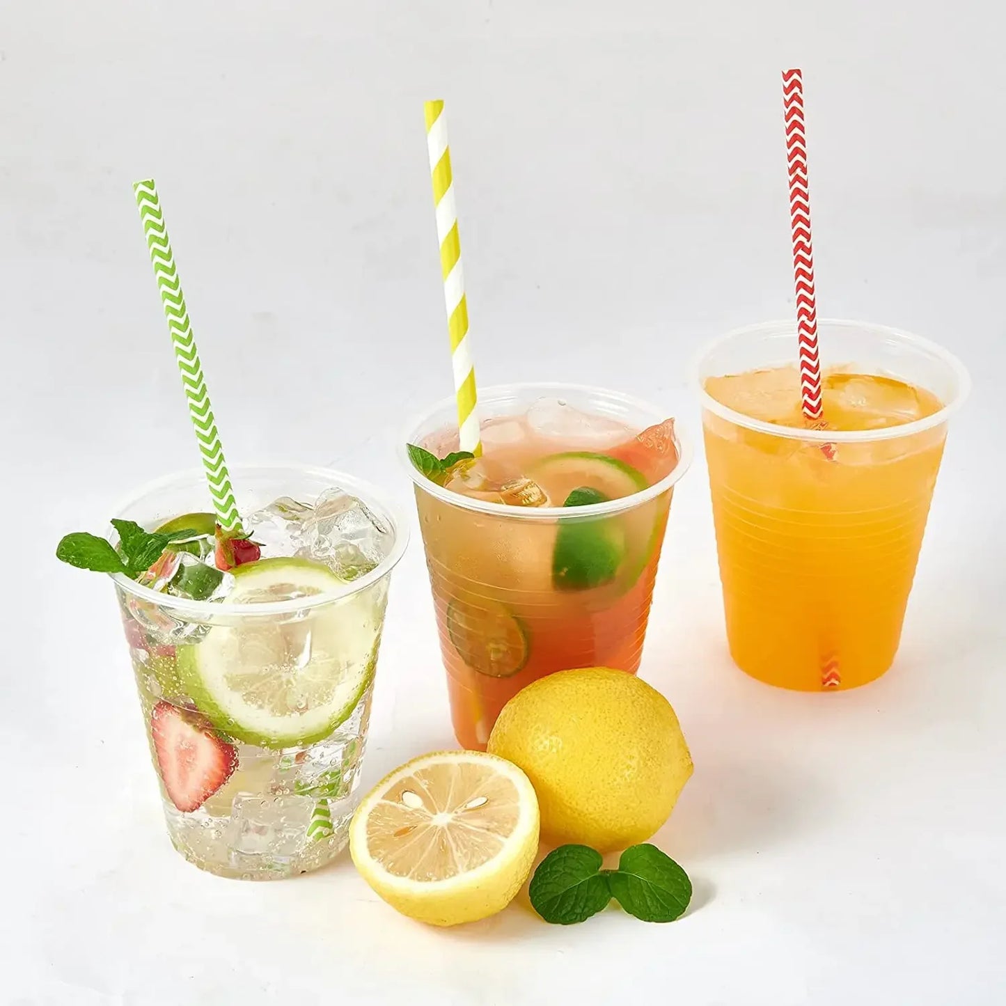 Clear Disposable Plastic Cups 25/50 Pack – Party & Picnic