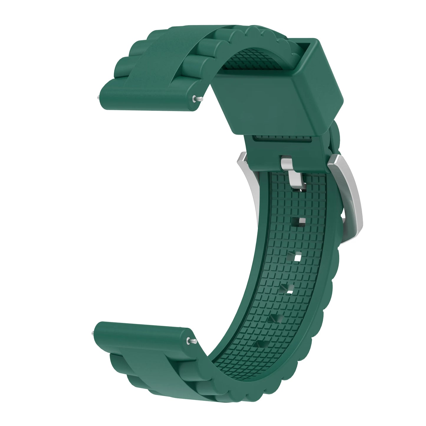 24mm Silicone Watch Band for Suunto 7, 9 Baro & Spartan Peaceful Pleasures Health and Wellness green Sport wrist hr baro