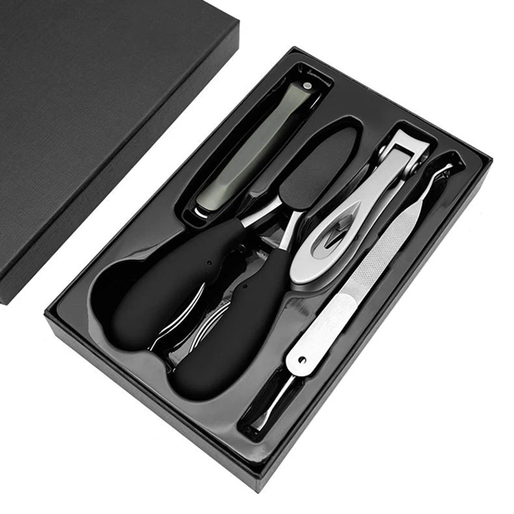 1/5/6/7PCS Ingrown Toenail Clipper Set, Heavy Duty Beak Nail Cutter, Slant Edge Nail Trimmer for Thick Nails Pedicure Tool Nails Peaceful Pleasures Health and Wellness