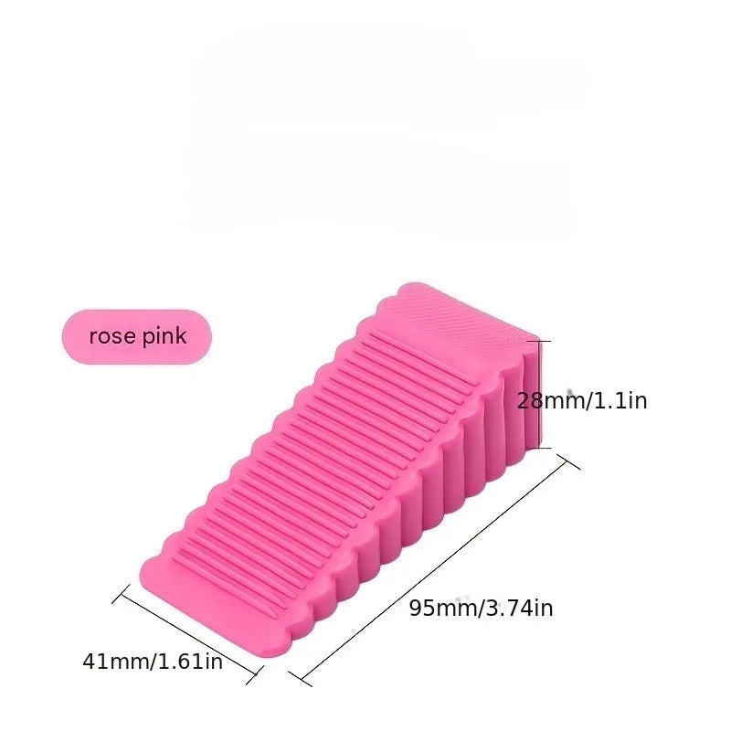 3-Pack Windproof Door Stoppers | Matte Plastic Anti-Collision