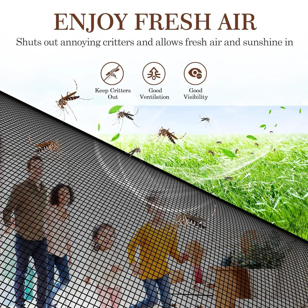 Magnetic Screen Door Curtain 100x210cm – Auto-Close Bug Net