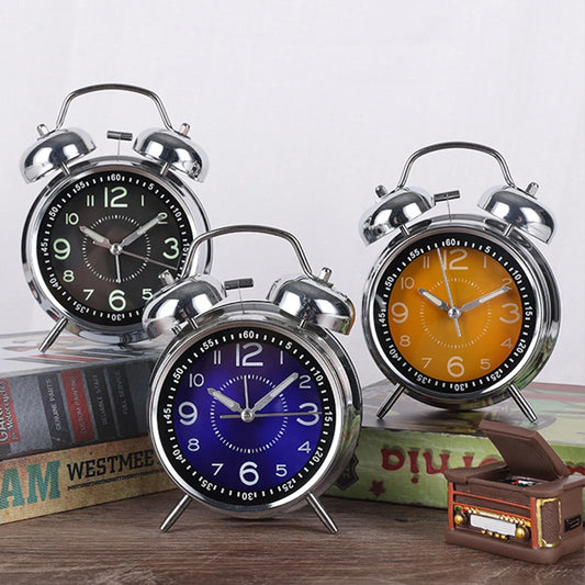 Twin-Bell Vintage Alarm Clock | Loud, Compact & Retro Vintage Alarm Clock Peaceful Pleasures Health and Wellness