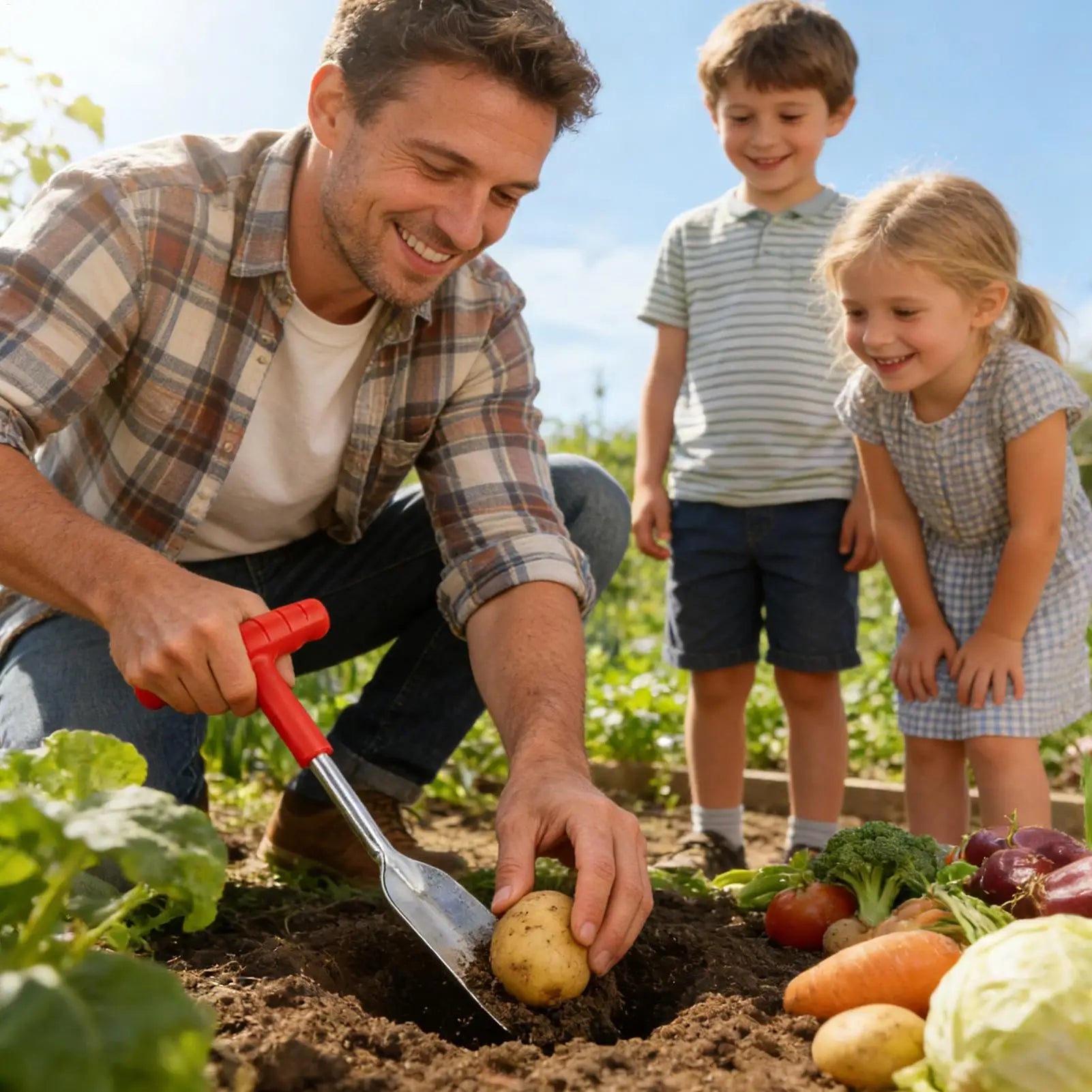 Garden Shovel Heavy Duty Gardening Cultivation Tool Small Trowel for Yard Lawn Landscape Flower Bed Vegetable Garden Flower Pot Peaceful Pleasures Health and Wellness