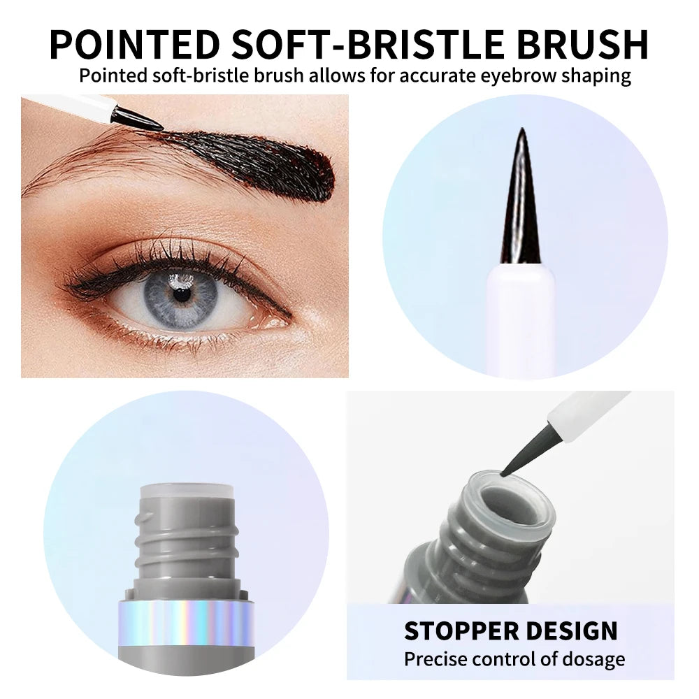 Lakerain Eyebrow Staining Masque Stackable Colors Long Lasting Makeup Effect Smudge-Resistant Moisturizing Eyebrows Dye Cosmetic Peaceful Pleasures Health and Wellness
