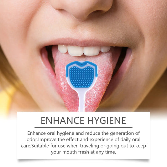 Oralhoe Tongue Scraper Kit with Brush & Cleaning Gel | Fresh Breath Tongue Cleaning Kit Oasis Select