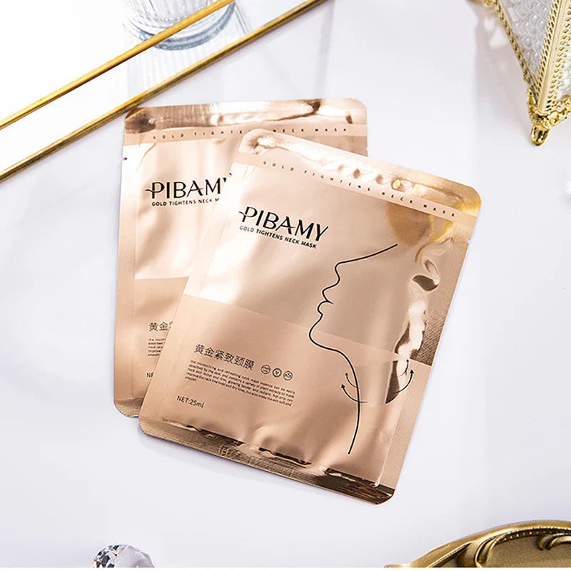 LAIKOU Gold Firming Neck Mask – Hydrating & Brightening