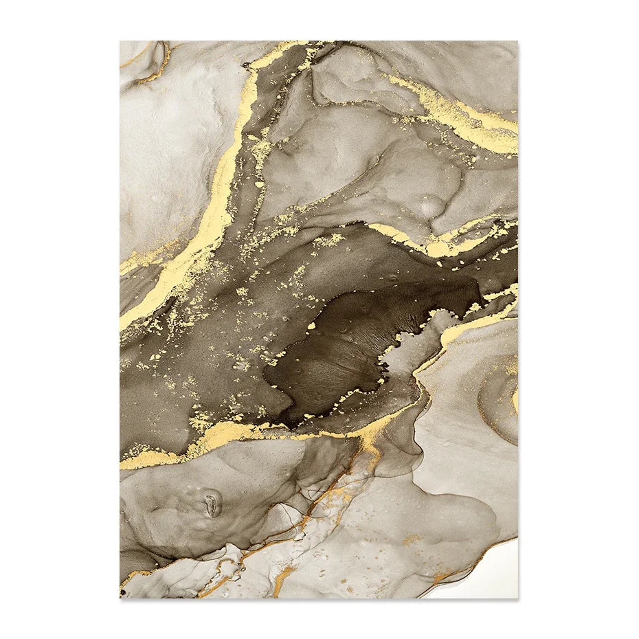 Triad Marble Beige Abstract Canvas Wall Art | Minimalist Décor Canvas Wall Art Peaceful Pleasures Health and Wellness PICTURE 2 30x40cm Unframed