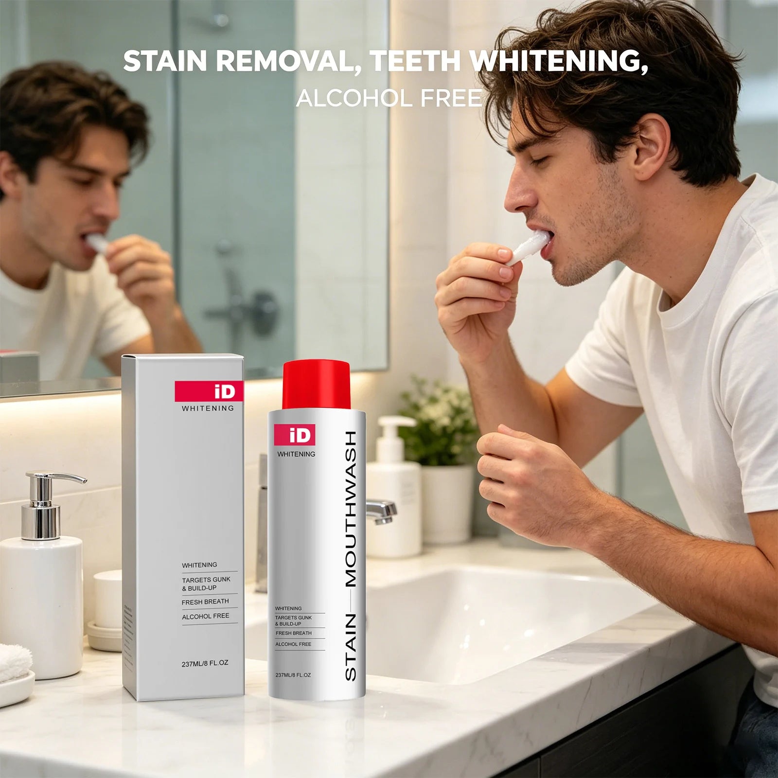 Whitening &cleaning Mouthwash Remove Food Residue Reduce Dental Plaque Eliminate Odors Freshing Breath Daily Teeth Care Solution Peaceful Pleasures Health and Wellness