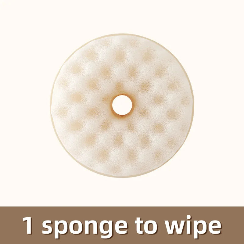 Donut Sponge Dish Brush with Suction Cup | Kitchen Scouring Pad Dish Sponge Brush Peaceful Pleasures Health and Wellness