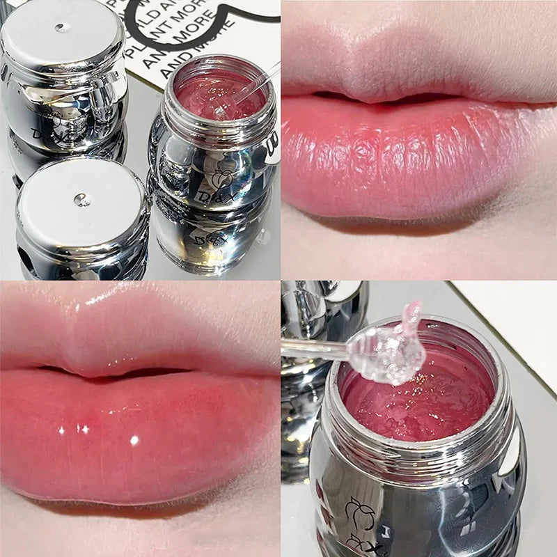 DI&XI Dudu Jelly Lip Oil Balm – Moisturizing Pre-Makeup Lip Care